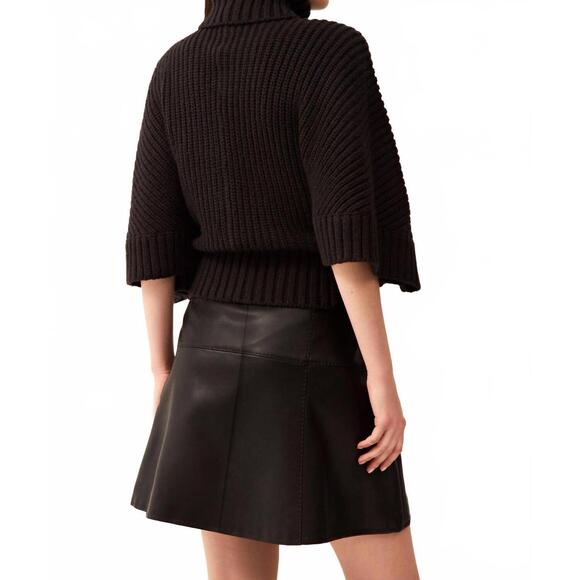 NEW MARIE OLIVER annika popover top in black - Picture 3 of 5